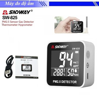   Chính hãng   Máy đo chất lượng không khí SNDWAY SW-825 công nghệ cảm biến phát hiện laser tiên tiến 