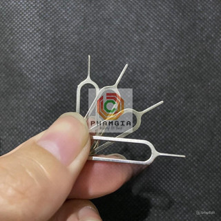 [Combo 5 Cái] Que chọc sim, cây chọt lấy sim điện thoại thép không rỉ