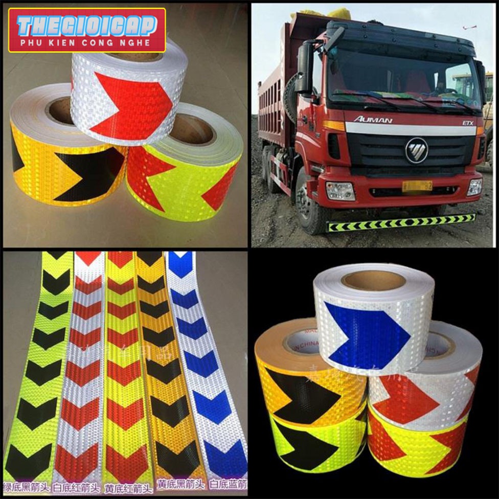 Cuộn Decal Phản Quang Cảnh Báo Ban Đêm Dài 3M