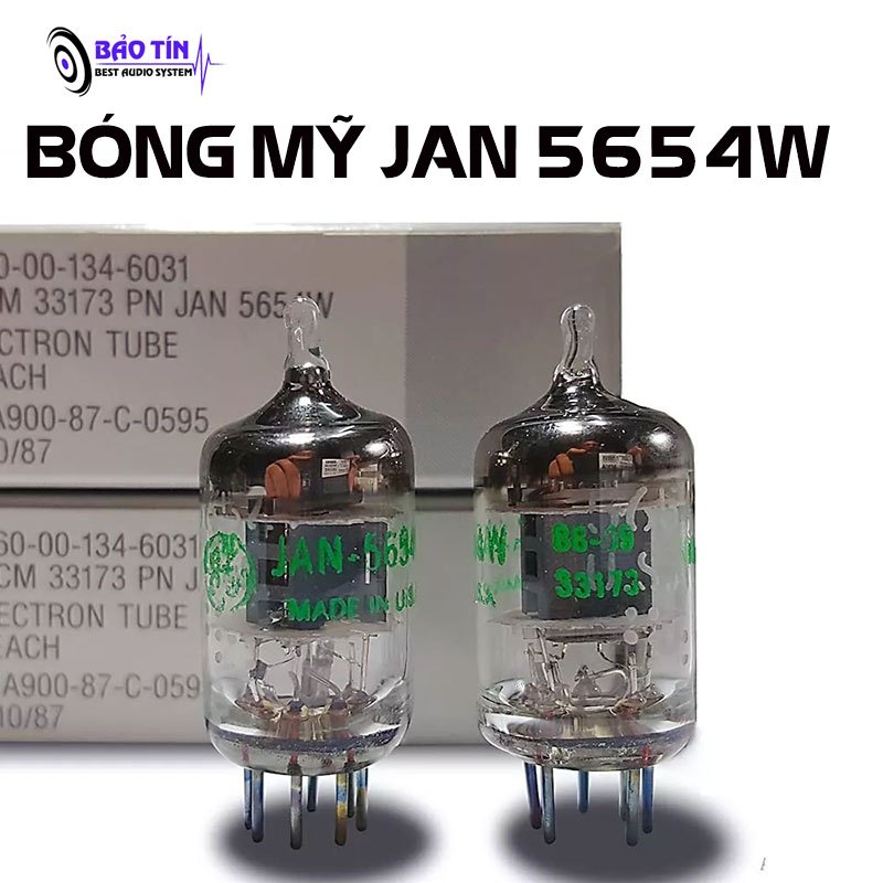 Bóng Đèn Mỹ 5654W 7 Chân Thay Thế Bóng 6K4, Bóng 6J1, Bóng 6*1N, Bóng 6AK5