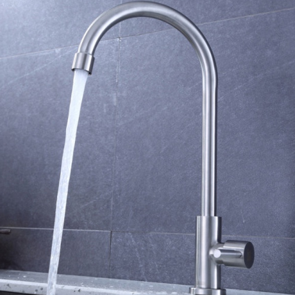 Vòi Chậu Rửa Bát Đơn Lạnh Inox