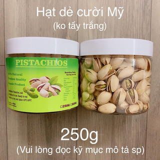Hạt dẻ cười Mỹ ko tẩy trắng
