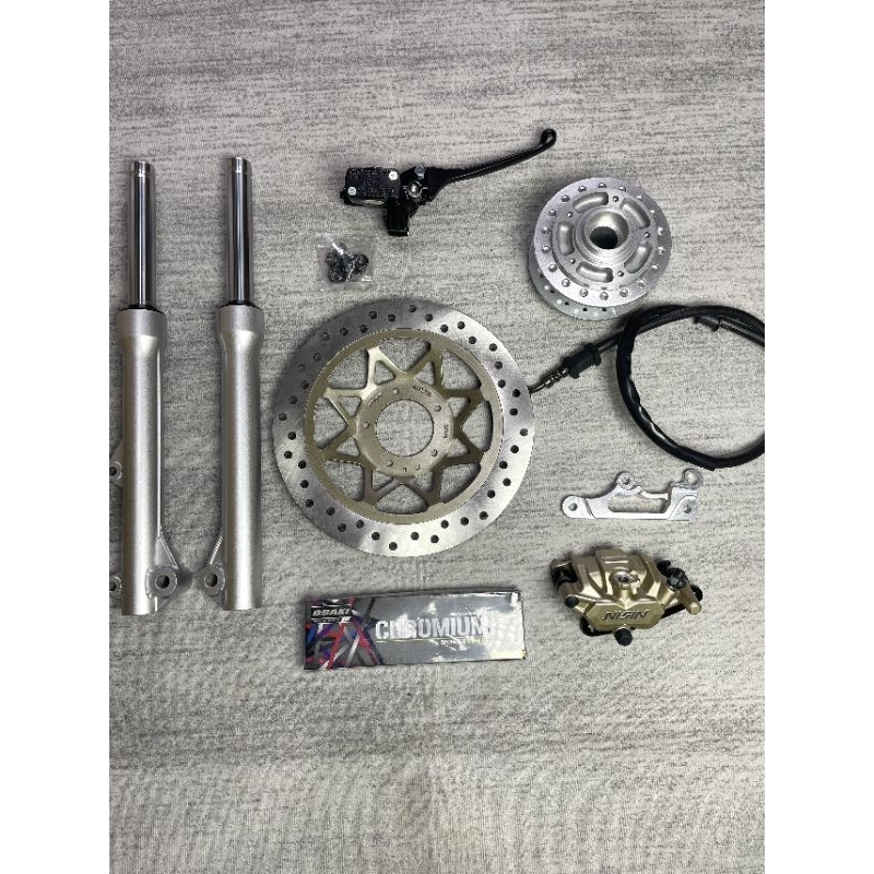 Combo lên đĩa LS 260mm đùm 5 lỗ cho Wave