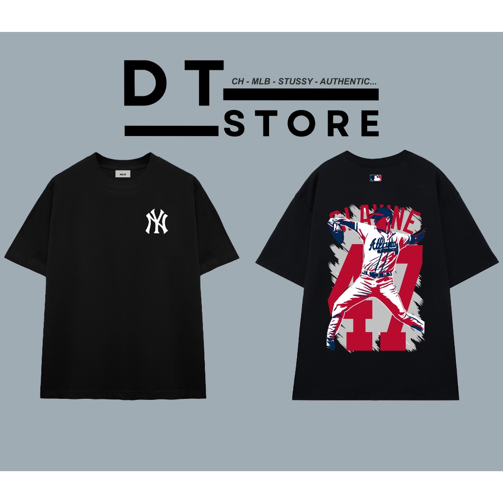 ÁO THUN MLB BÓNG CHÀY DT04 VẢI COTTON CAO CẤP FORM RỘNG UNISEX - DT STORE