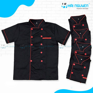 Áo bếp ngắn tay mẫu đẹp dành cho Nam và Nữ CAO CẤP