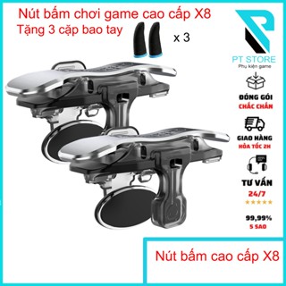 Nút Bấm Chơi Game Cao Cấp F8: Tăng Độ Nhạy và Chức Năng Đặc Biệt Cho PUBG Mobile, Free Fire, COD