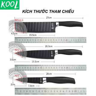 Dao làm bếp Nhật bộ 5 trong 1 đa năng asakh
