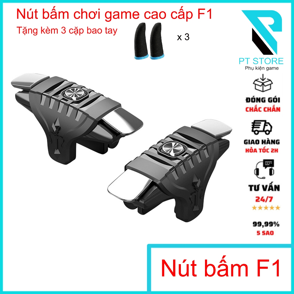 Nút bấm chơi game cao cấp F1 chơi pubg, freefire, cod.... cực kì nhạy và mượt | Nút bấm pubg cao cấp