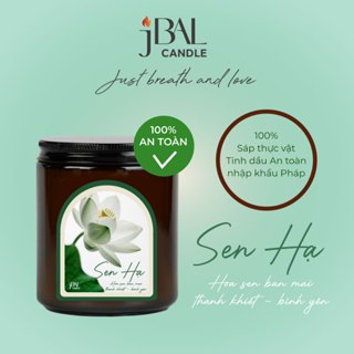 Nến thơm hoa Sen jBAL - Thanh khiết, bình yên
