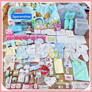 TẶNG COMBO CHO MẸ,MÃ V39 (9 bộ quần áo).Đồ sơ sinh,Combo sơ sinh đầy đủ cho mẹ và bé