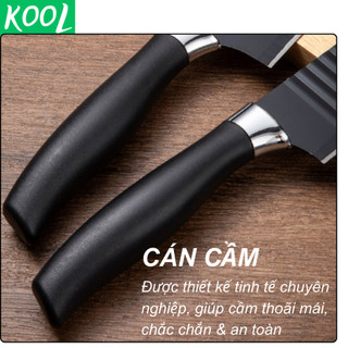 Dao làm bếp Nhật bộ 5 trong 1 đa năng asakh