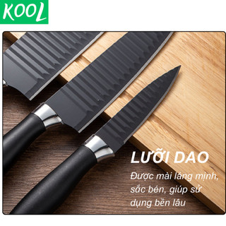 Dao làm bếp Nhật bộ 5 trong 1 đa năng asakh