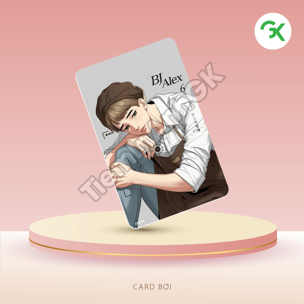Card bơi BJ ALEX Card nhựa dày như thẻ ATM CCCD