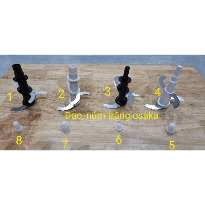 Phụ kiện lưỡi dao máy xay osaka nắp nâu dẹt, osaka trắng tròn, osaka phiên bản 2019 -diengiadungmaia
