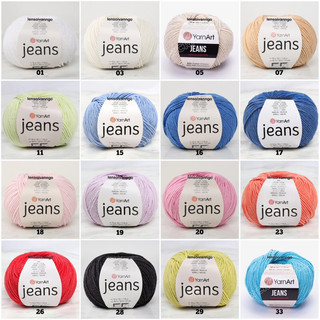 [CSLS] Len YarnArt JEANS Thổ Nhĩ Kì (cuộn 50gr)