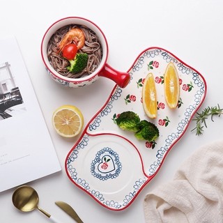 Bộ Ăn Sáng Thố Và Dĩa Siêu Xinh