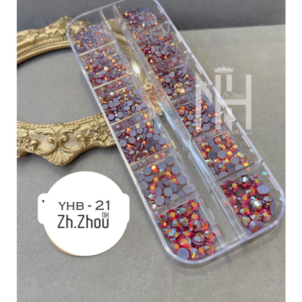 Đá Yhb chân lưới cao cáp, đá đính móng, đá gắn móng chuẩn Yhb chân lưới