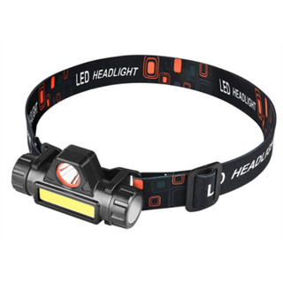 đèn pin đội đầu siêu sáng ❤️FREESHIP❤️ đèn pin mini siêu sáng HFL-03 có chân sạc USB bóng LED COB+XPE