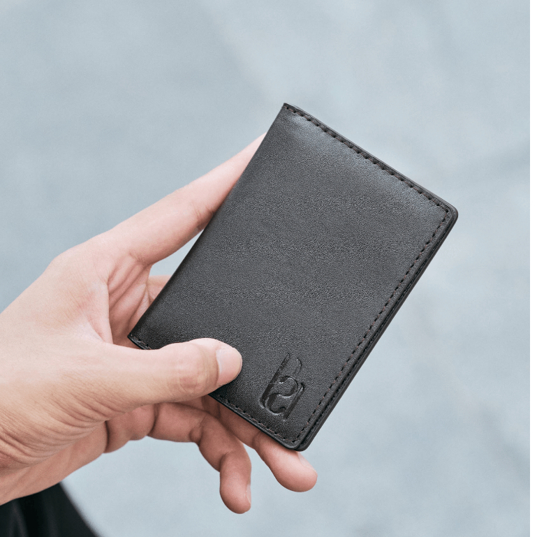 Ví Da Nam Mini Đựng Thẻ Dáng Đứng B21 Shoemaker Da Bò Thật Cao Cấp, Bóp Nam Mini Dáng Đứng Nhỏ Gọn B