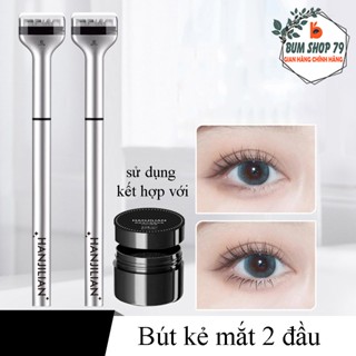 Bút Kẻ Mắt Nước Hanjilian 2 Đầu Kèm Con Dấu Mực In Mi Dưới, Eyeliner Kẻ Mắt Mi Dưới 2 Màu Nét Mảnh