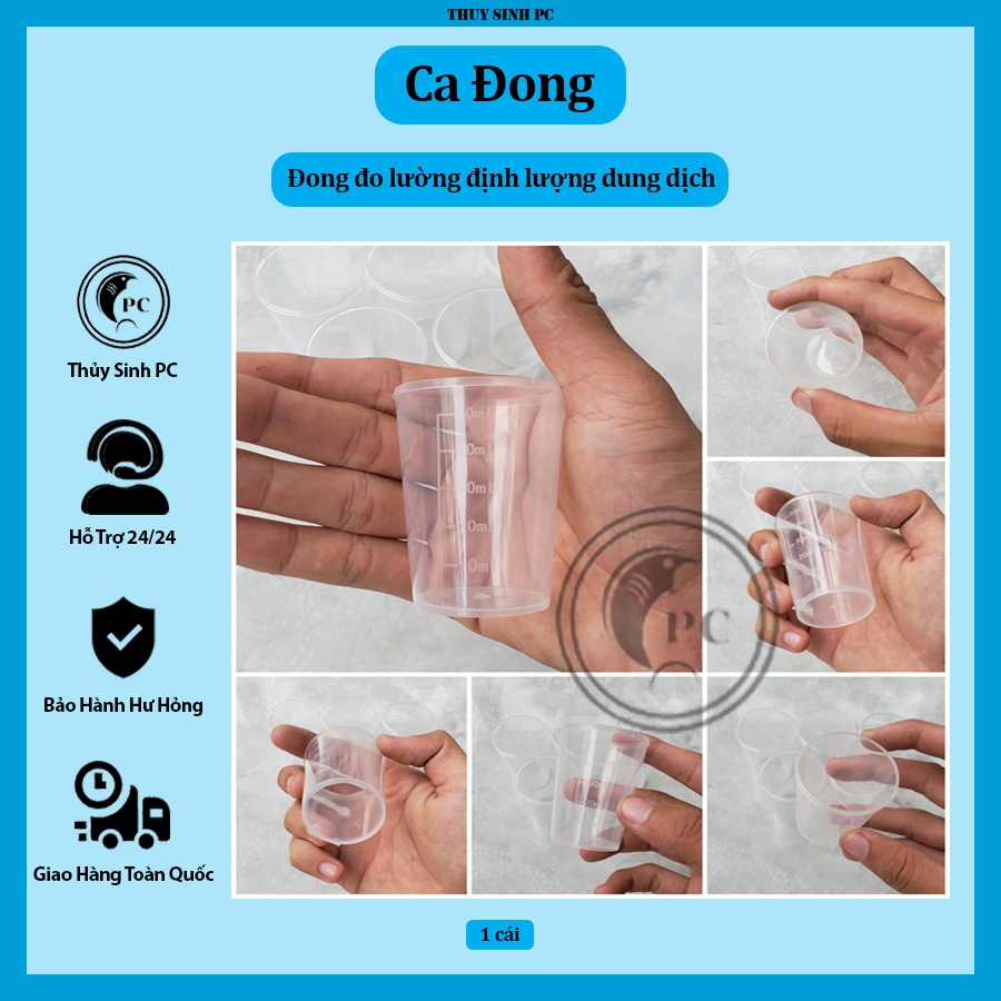 Ca đong chia vạch 50ml định lượng pha chế