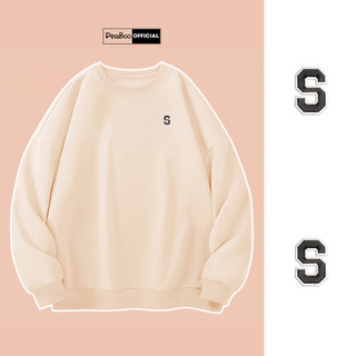 Áo Sweater THÊU Chữ S Nam Nữ By PEABOO Unisex Chất Nỉ Lót Bông Form Rộng
