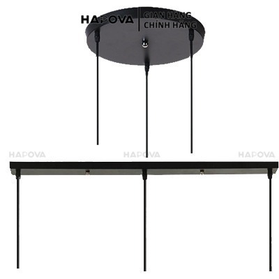 Đế bộ 03 Đèn thả trần HAPOVA MANCA 8993