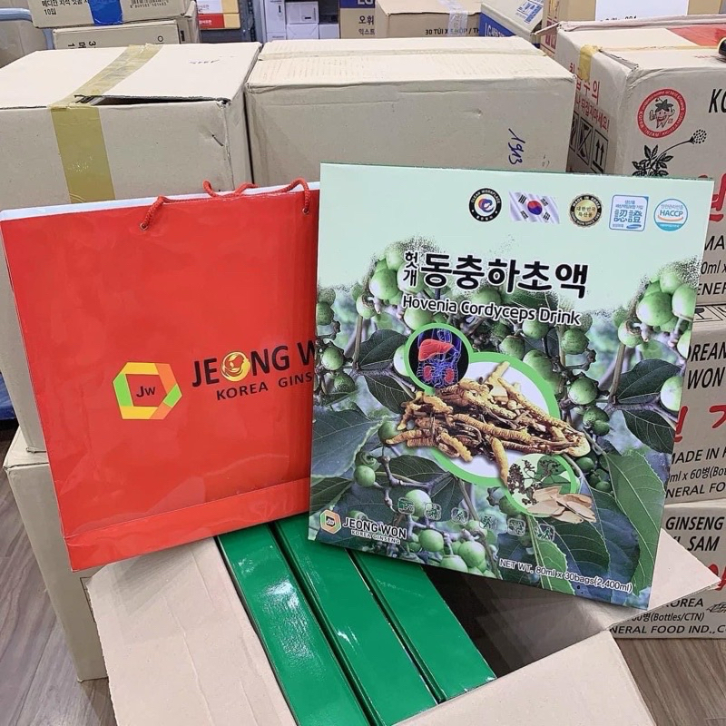 [HÀNG MỚI VỀ]Nước Bổ Gan Đông Trùng Hạ Thảo CAO CẤP Hàn Quốc (656)[ĐỦ MẪU]