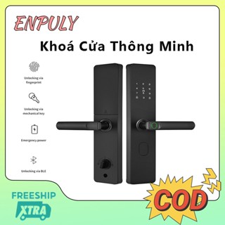 Khoá cửa thông minh khoá vân tay Điện Tử phù hợp Cửa Gỗ,Composite, Nhôm Kính, Cửa Sắt