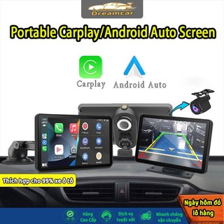 7/ 9 Inch Portable Carplay/Android Auto Screen Máy nghe nhạc Video Player màn hình cảm ứng với điều khiển từ xa camera