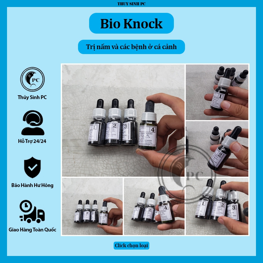 Bio knock số 1, 2, 3, 4 dành cho cá cảnh