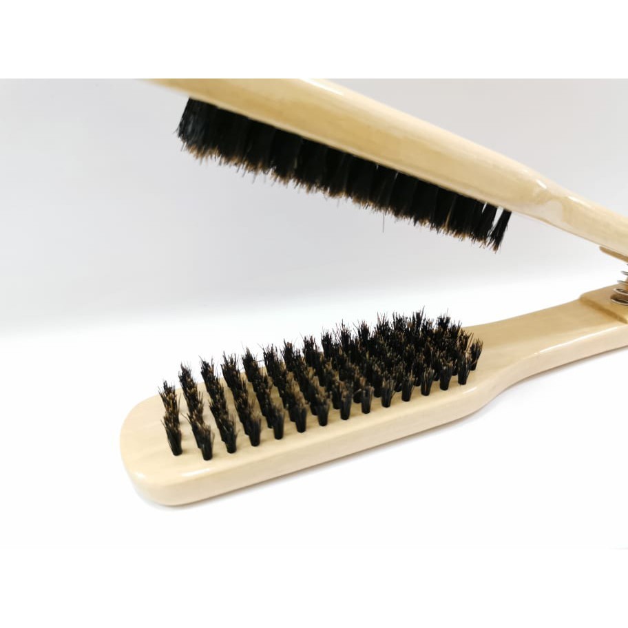 Lược gỗ ép duỗi tóc .Lược chải tóc hộ trợ đuỗi tóc 2in1 -SSLK
