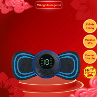 Miếng Massage Xung Điện Cổ Vai Gáy, Bắp Tay, Lưng Bằng Sung Điện giảm đau Nhức Hiệu Qủa - Máy mát sa cơ thể 10 Chế Độ Ho