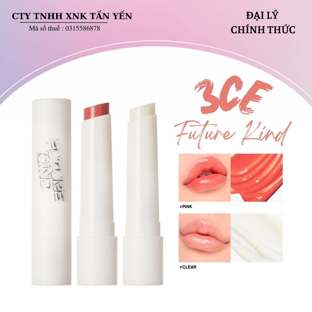 Son Dưỡng Môi 3CE Future Kind Plumping Lips 2.4g