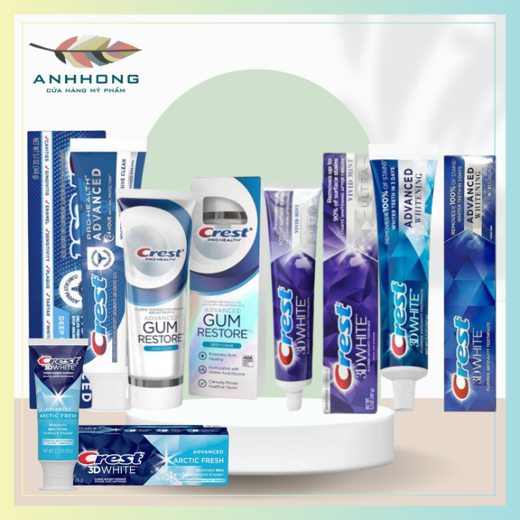 Kem Đánh Răng Crest 3D White ADVANCED WHITENING