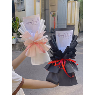 Cốt Cắm Hoa 3b Nhũ - 5 Bông Sáp - Xốp hàn Ít nhăn- Siêu Đẹp - Nhiều Màu