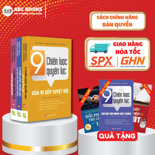Sách – combo 9 chiến lược quyền lực trong kinh doanh : xây dựng đội nhóm, vị sếp tuyệt vời, định hướng khởi
