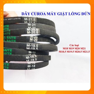  Dây curoa máy giặt cửa trên lồng đứng M18 M18.5 M18.6 M19 M19.5 M19.8 M20 M20.5 M21 M21.5 M22 Cu roa MG 