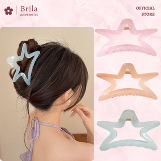 Kẹp tóc càng cua nữ Brila hình sao phong cách trẻ trung, dễ thương Hàn Quốc hot trend 2024