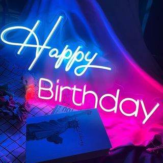  Chữ LED Happy Birthday - Decor sinh nhật - Trang trí tiệc - Quà tặng ý nghĩa 