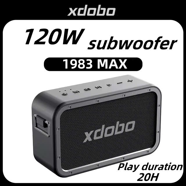 Loa Bluetooth 5.3 Di Động Xdobo Wake 1983 Max 120W, Chống Nước IPX5, Hỗ Trợ EQ, Thẻ TF Cổng USB | BigBuy360 - bigbuy360.vn