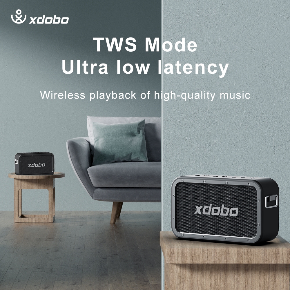 Loa Bluetooth 5.3 Di Động Xdobo Wake 1983 Max 120W, Chống Nước IPX5, Hỗ Trợ EQ, Thẻ TF Cổng USB | BigBuy360 - bigbuy360.vn