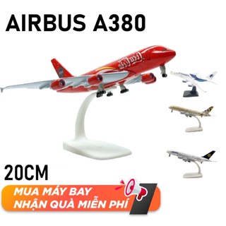  Mô hình máy bay Airbus A380 có bánh xe 20cm 