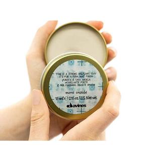 Sáp tạo kiểu cứng mờ Davines More Inside Strong Moulding Clay -Sáp khô giữ nếp siêu cứng Strong Dry Wax 75g
