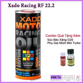 [ LIVE ] Nhớt Xe Số, Côn Tay Xado Racing RF 22.2 Tặng Kèm 1 Vệ Sinh Kim Phun G20 và 1 Phụ gia nhớt mới