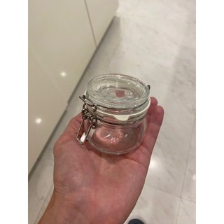 Lọ thuỷ tinh quai sắt đựng đồ khô/ ngũ cốc/ các loại hạt/ sốt... 130ml