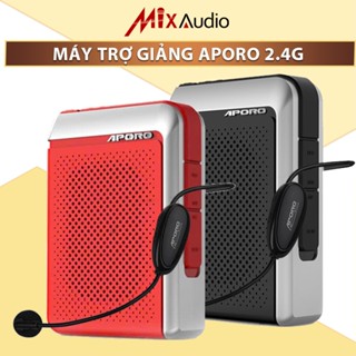 [CHÍNH HÃNG] Máy Trợ Giảng APORO T18, Mic Sóng UHF,Mic Sóng 2.4G, Bluetooth, Công Suất 30W