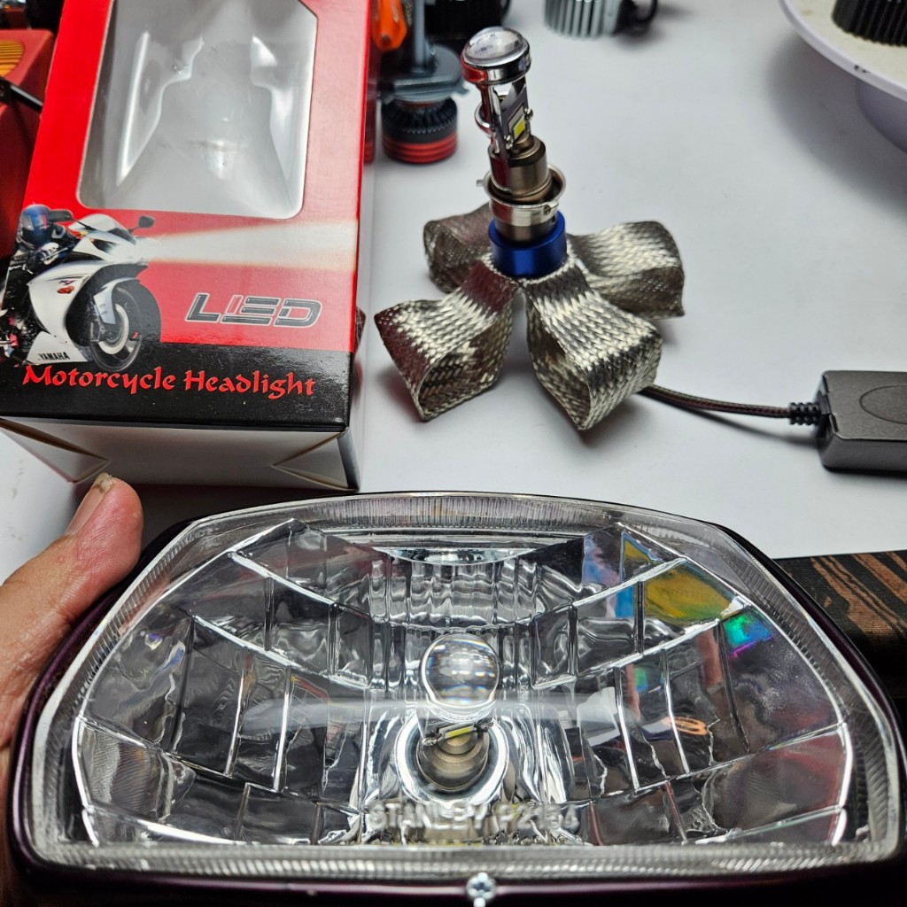 Đèn Pha M8L,M8F LED Lắp Xe Dream,Wave Cũ,Cup,..Công Suất 45W LẮP ĐƯỢC ĐIỆN MÁY VÀ ĐIỆN BÌNH KHÔNG CẦ