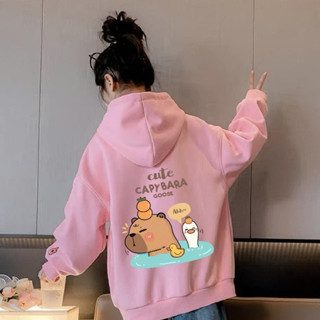 Áo Hoodie Nỉ Bé Trai, Bé Gái CONXINH Hình In CABYBARA GOOSE Thời Trang Thu Đông Cho Bé Từ 14kg Đến 48kg
