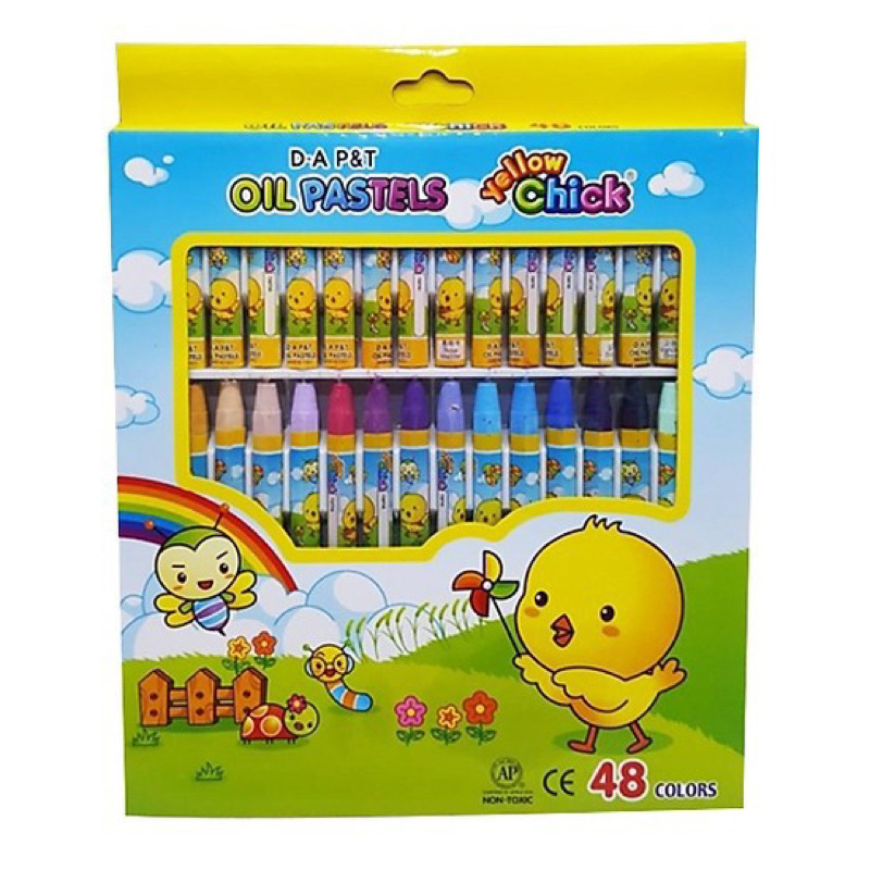 SÁP DẦU TÔ MÀU CON GÀ - 48 MÀU